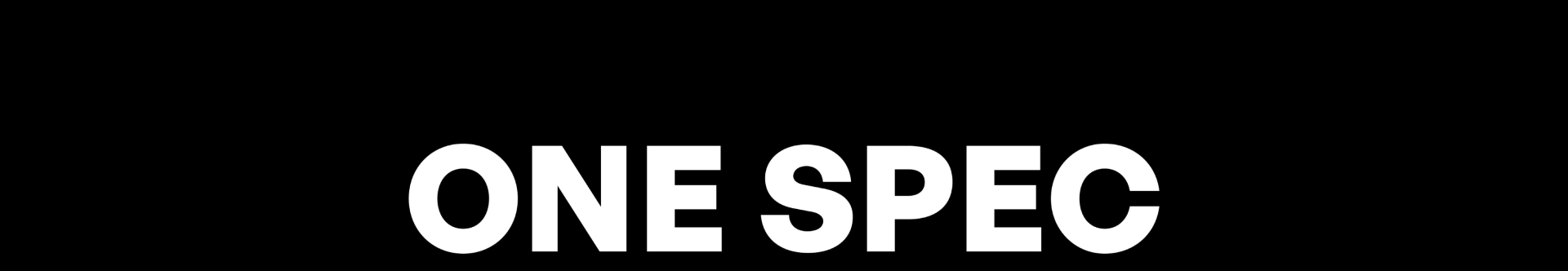 ONE SPEC Logo