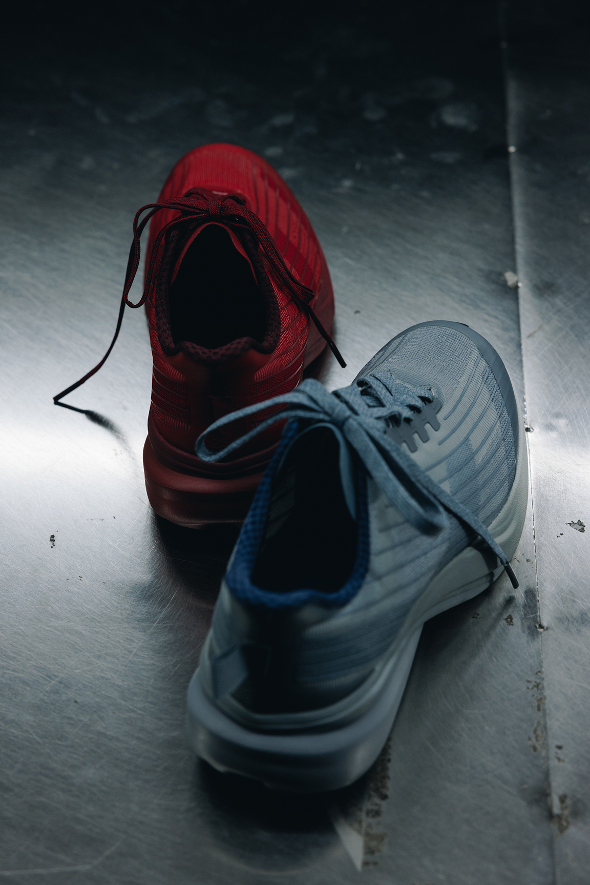 Midsole composed of two materials